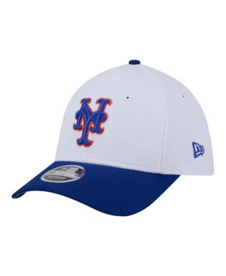 Big Boys and Girls White, Royal New York Mets Baseball 39THIRTY M-Crown Flex Hat