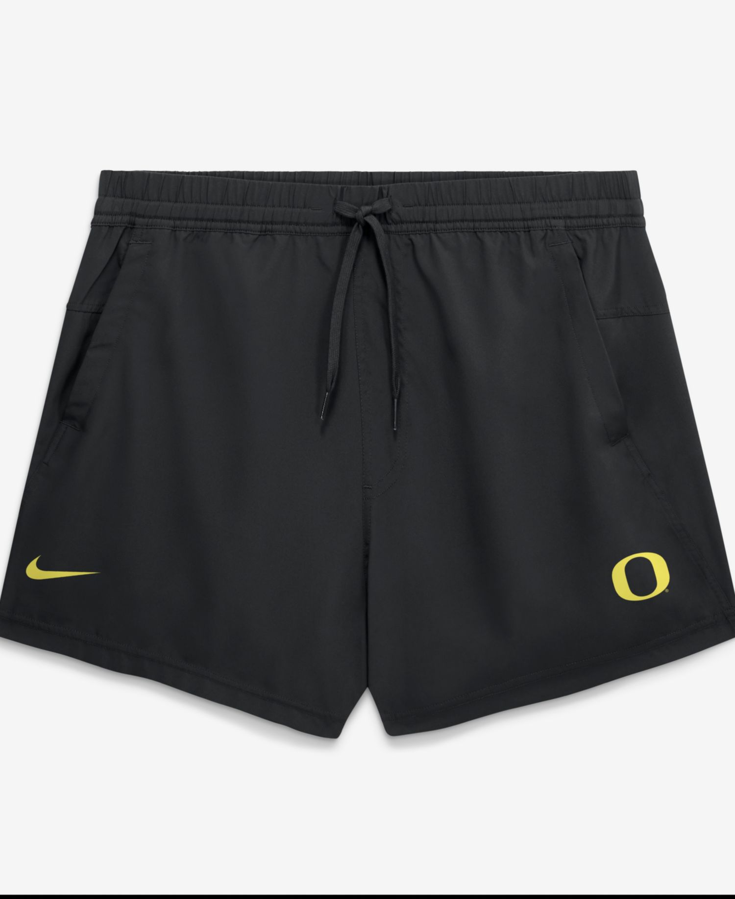 Men's Black Oregon Ducks Primary Logo Form Shorts