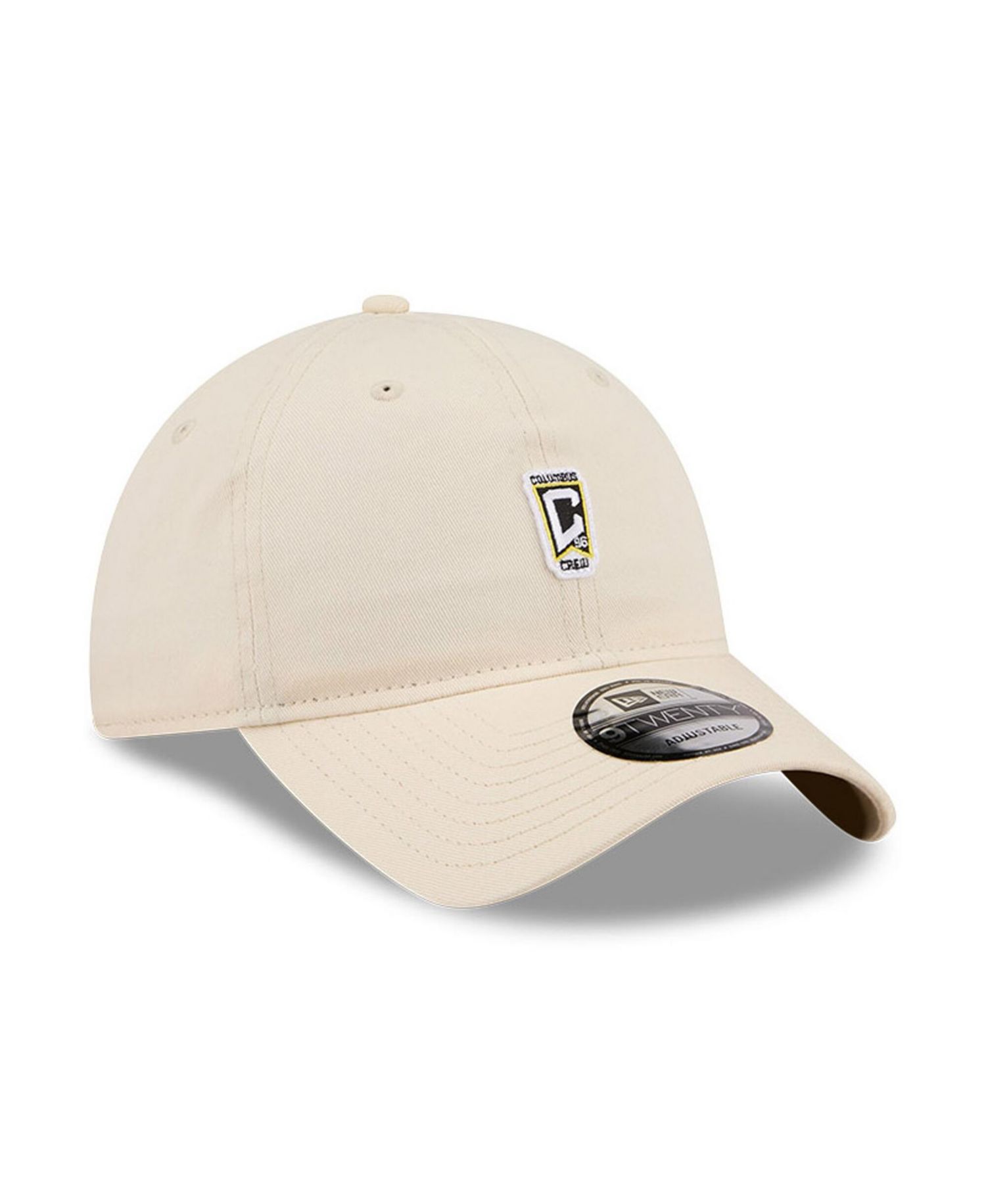 Men's Beige Columbus Crew Micro Team Logo 9TWENTY Adjustable Hat