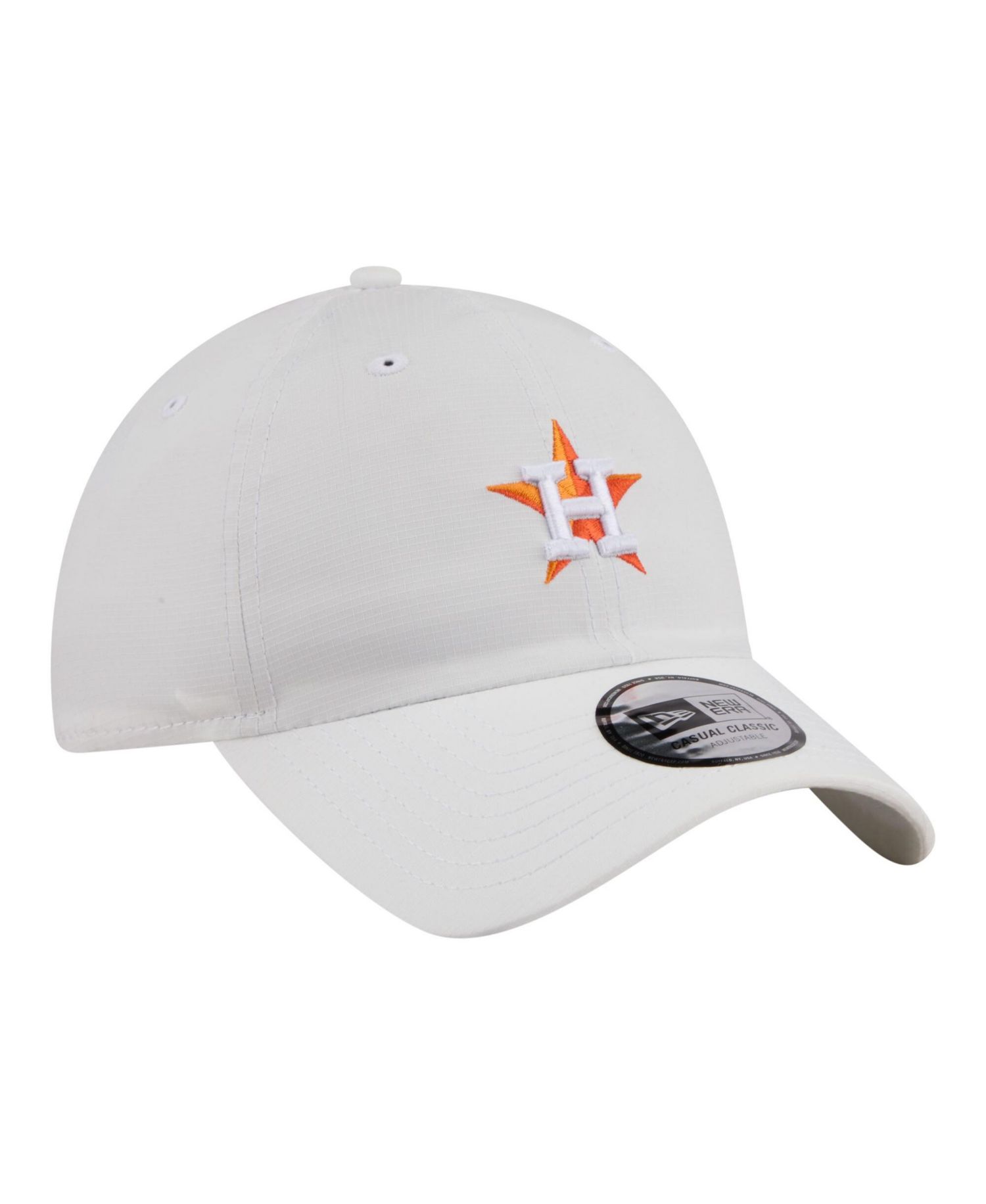 Men's White Houston Astros Ripstop Casual Classic Adjustable Hat