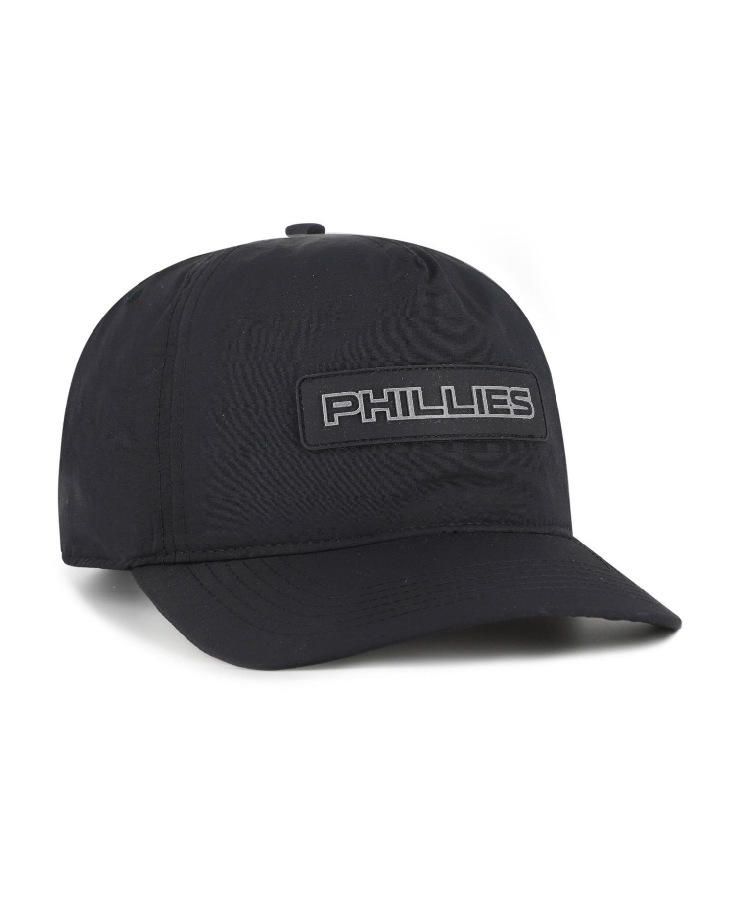 Men's Black Philadelphia Phillies Quiet Outdoors Hitch Adjustable Hat