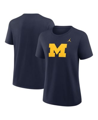 Women's Navy Michigan Wolverines Primary Logo T-Shirt
