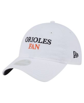 Women's White Baltimore Orioles Team Fan 9TWENTY Adjustable Hat