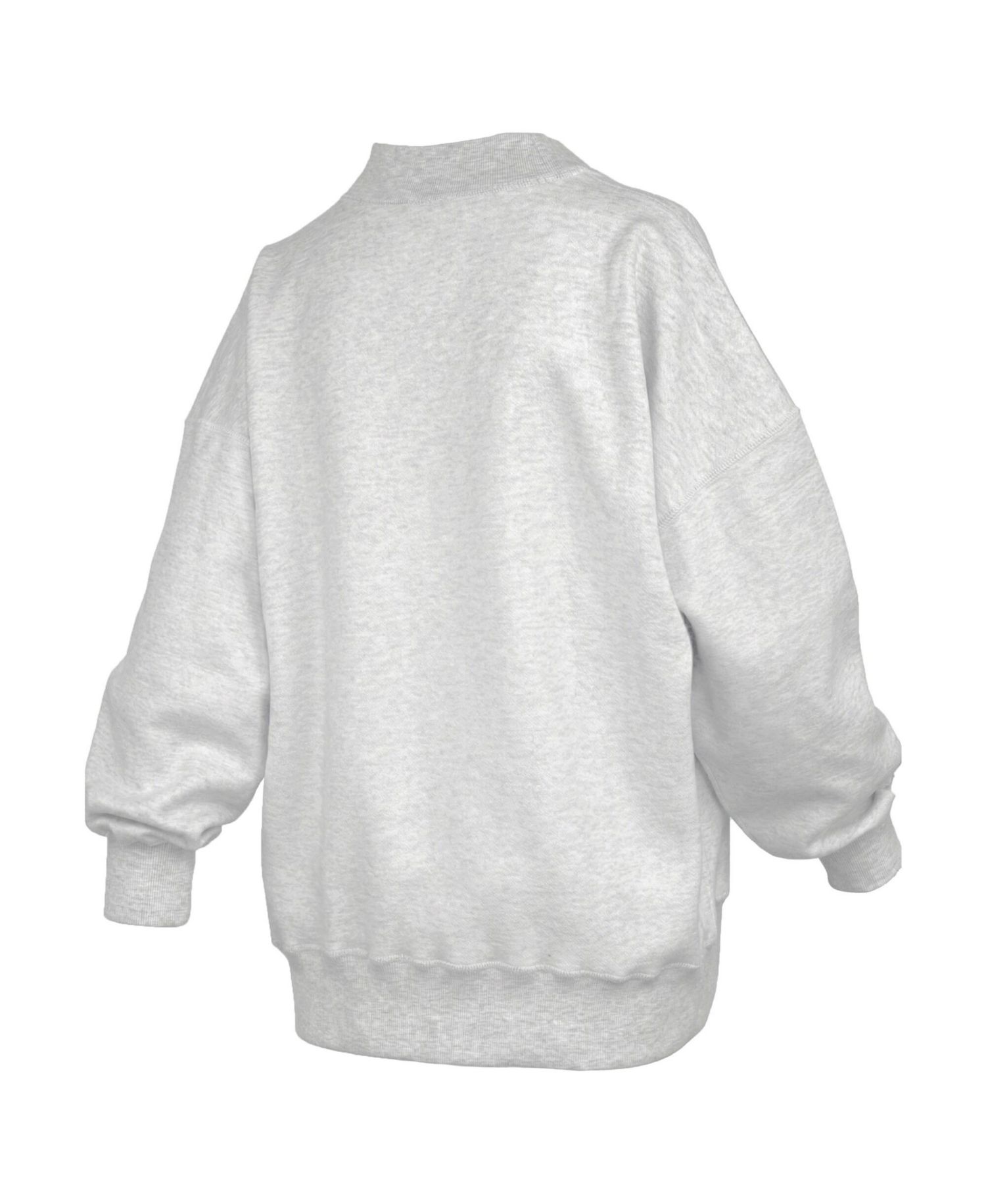 Women's Heather Gray Miami Hurricanes Reversible Sweatshirt