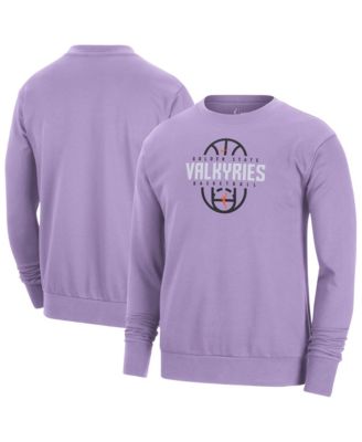 Men's and Women's Violet Golden State Valkyries 2026&nbsp;On-Court Practice Dri-FIT Sweatshirt