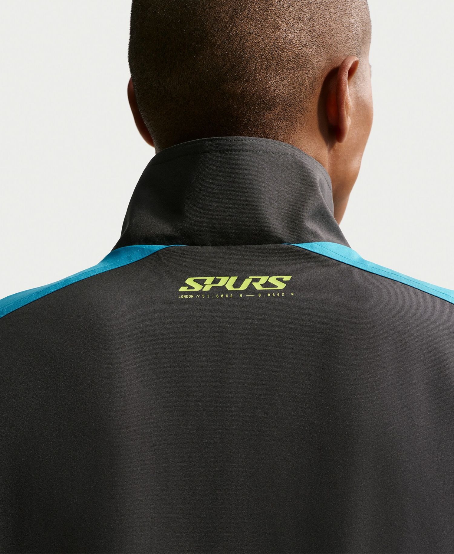 Men's Black Tottenham Hotspur 2025/26 Full-Zip Track Jacket