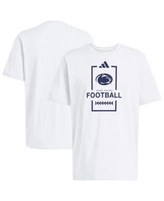 Men's White Penn State Nittany Lions Football Cotton T-Shirt