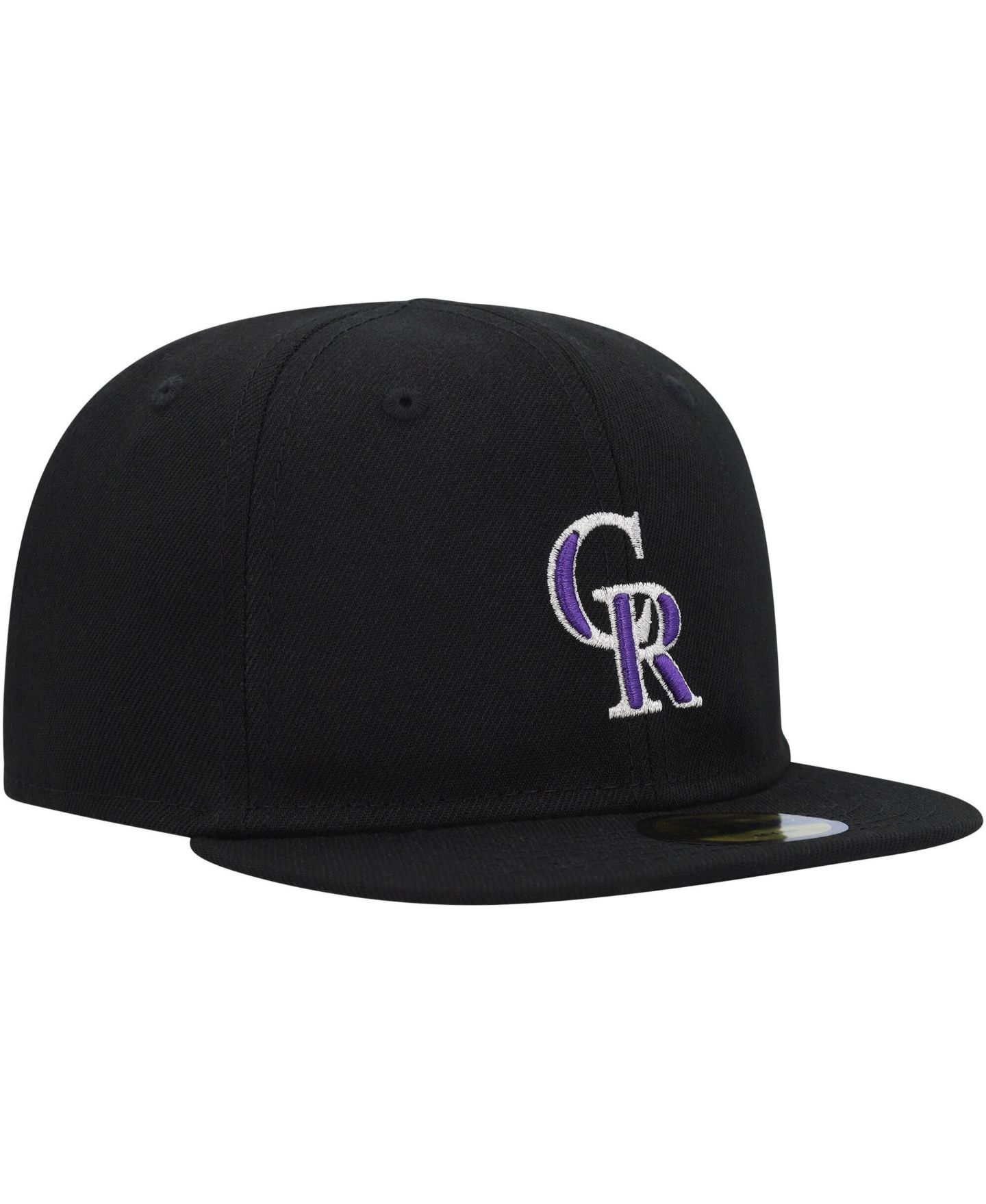 Кепка New Era Black Colorado Rockies My First 59FIFTY Fitted Hat для малышей — фото 3