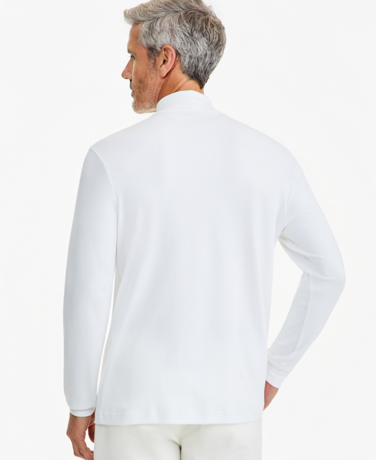 Club Room Men's Solid Mock Neck Shirt, Created for Macy's