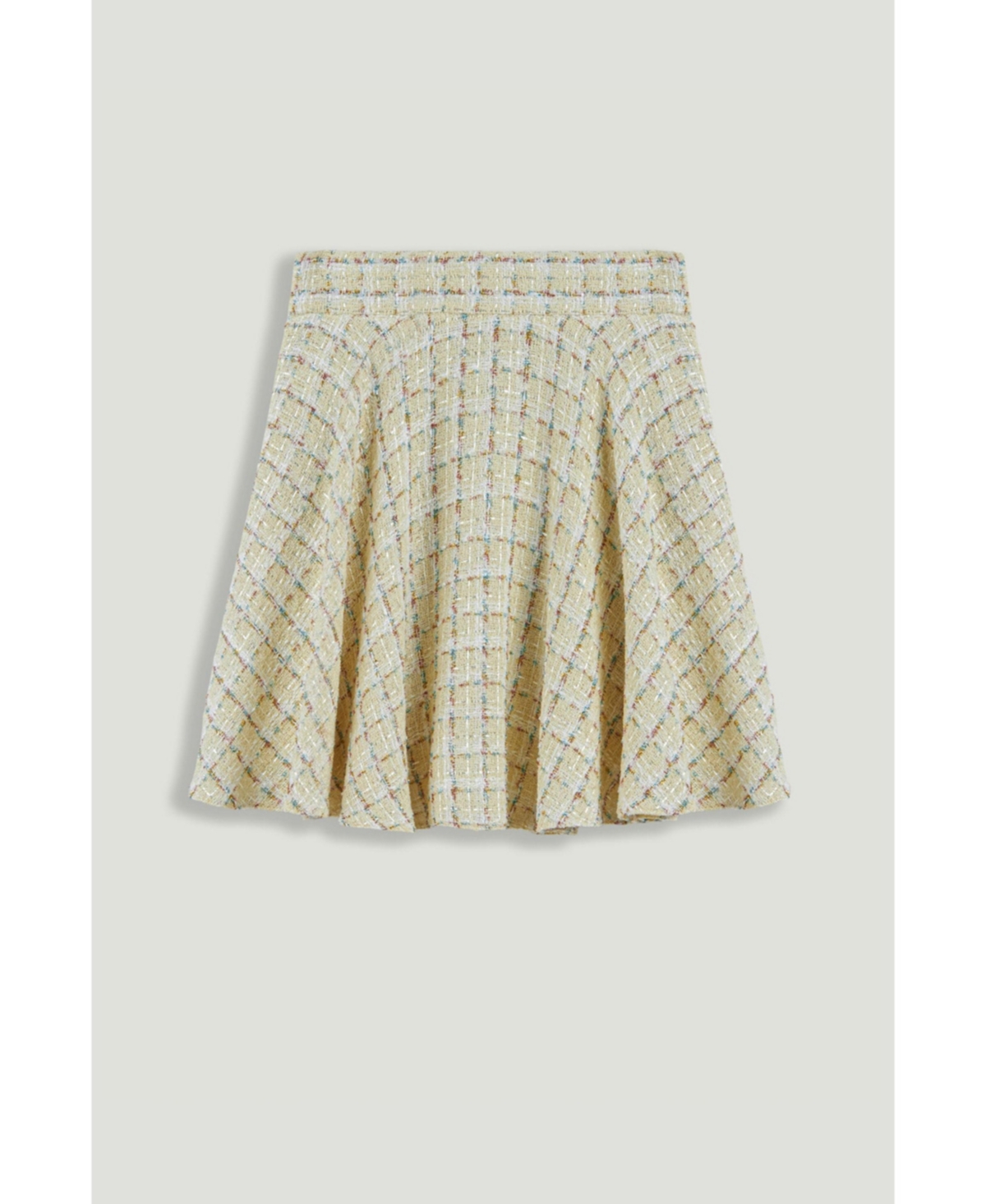 Nocturne Women's Ruffle Tweed Mini Skirt
