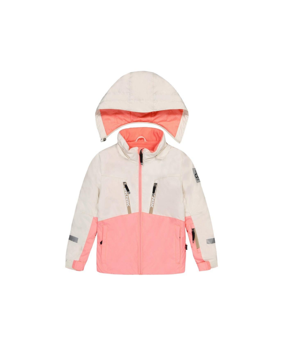 Deux par Deux Toddler Girls(4T-5T) Two Piece Teknik Snowsuit