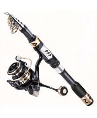 Fishing Rod Spinning Reel Portable Combo