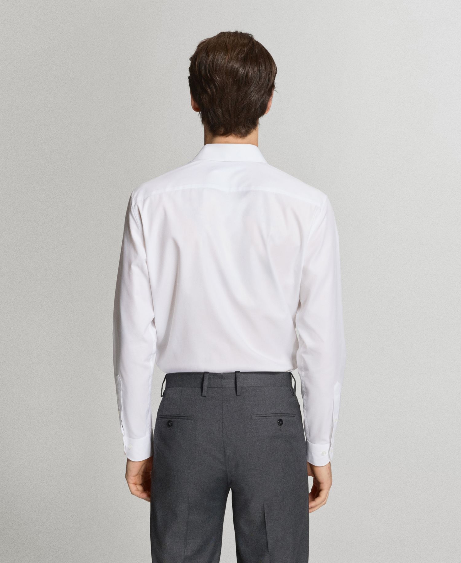 Men's Regular-Fit Cotton Dress Shirt