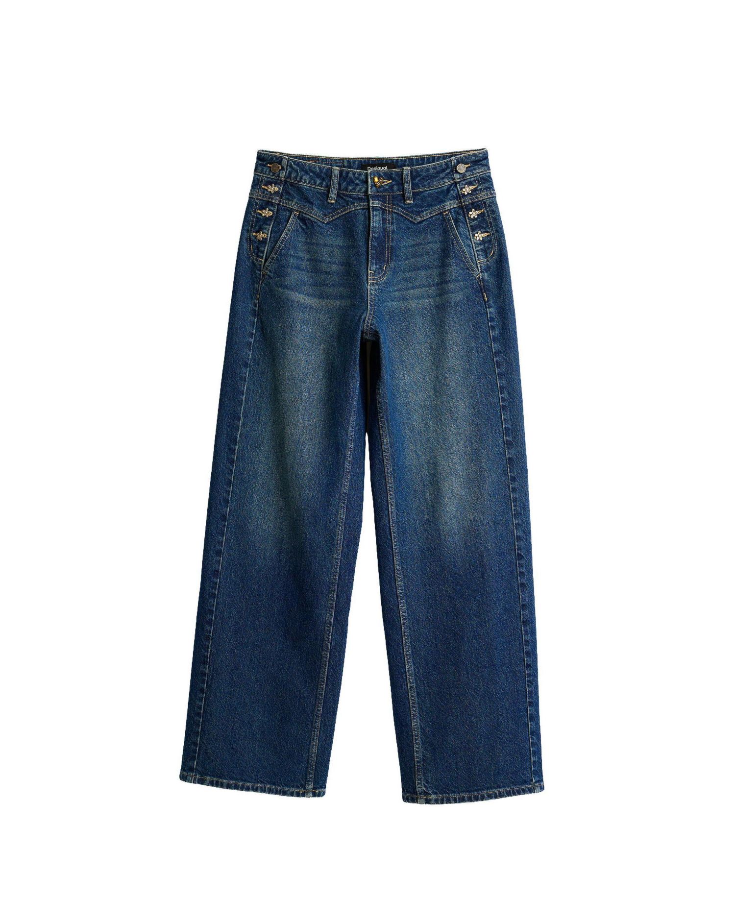 Women's High-Rise Wide-Leg Jeans