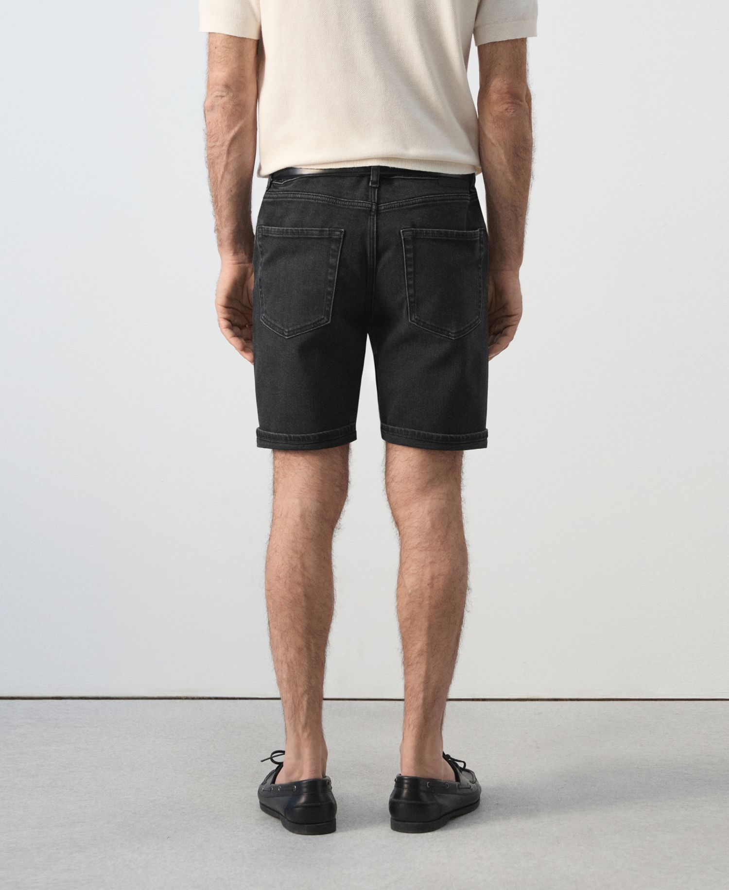 Men's Slim-Fit Cuffed 9.45" Bermuda Shorts