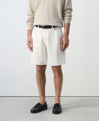 Men's Straight-Fit Denim 8.86" Bermuda Shorts