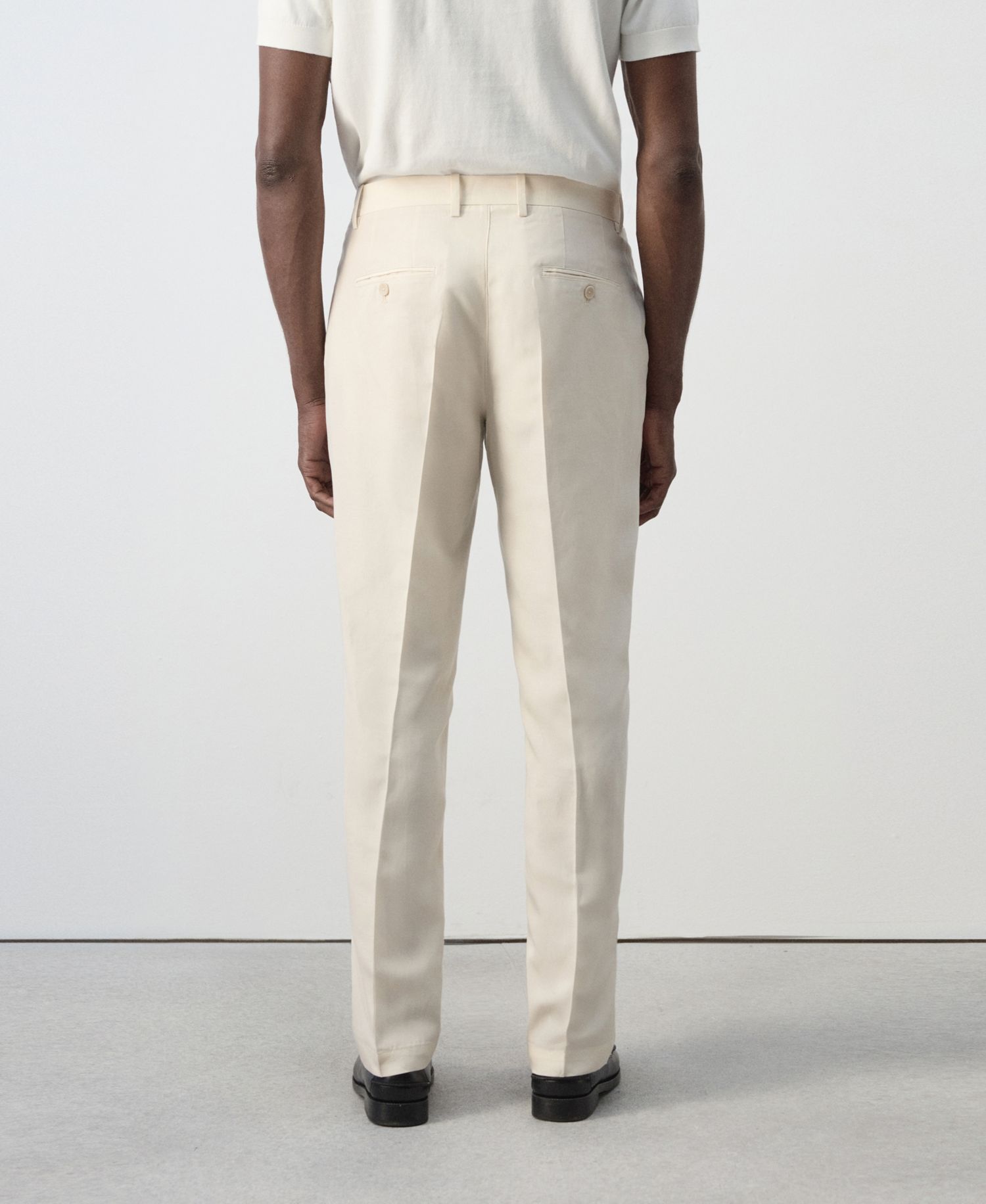 Men's Regular-Fit Lyocell-Linen-Blend Pants