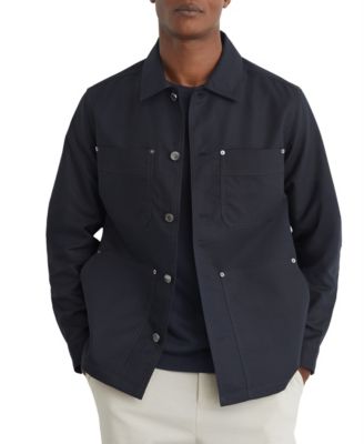 Men's Yorker Cotton-Twill Four-Pocket Overshirt