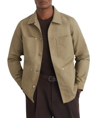 Men's Yorker Cotton-Twill Four-Pocket Overshirt