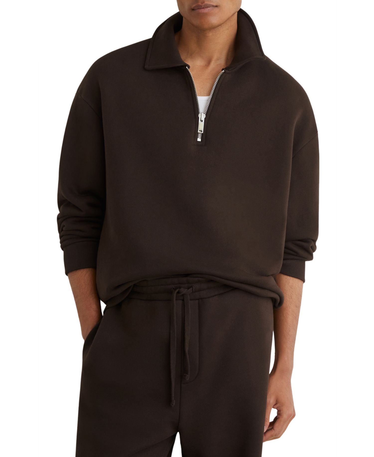 Men's Kurwin Cotton Heavyweight Half-Zip Sweatshirt