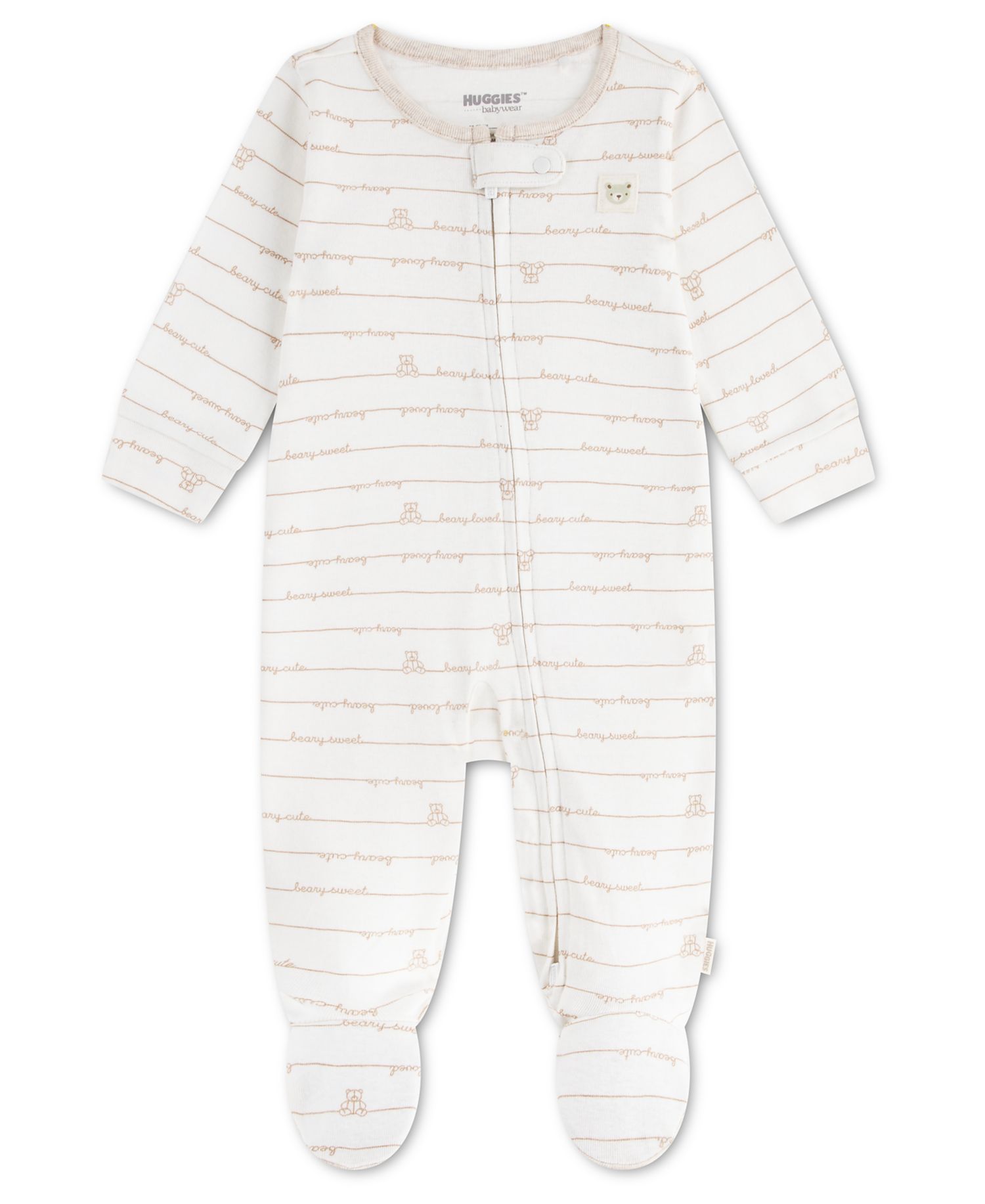 Baby Boys' or Baby Girls' Babywear Long-Sleeve Footed Coverall