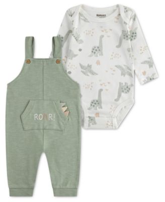 Baby Boys' Sleeveless Overalls and Long-Sleeve Bodysuit, 2-Piece Set