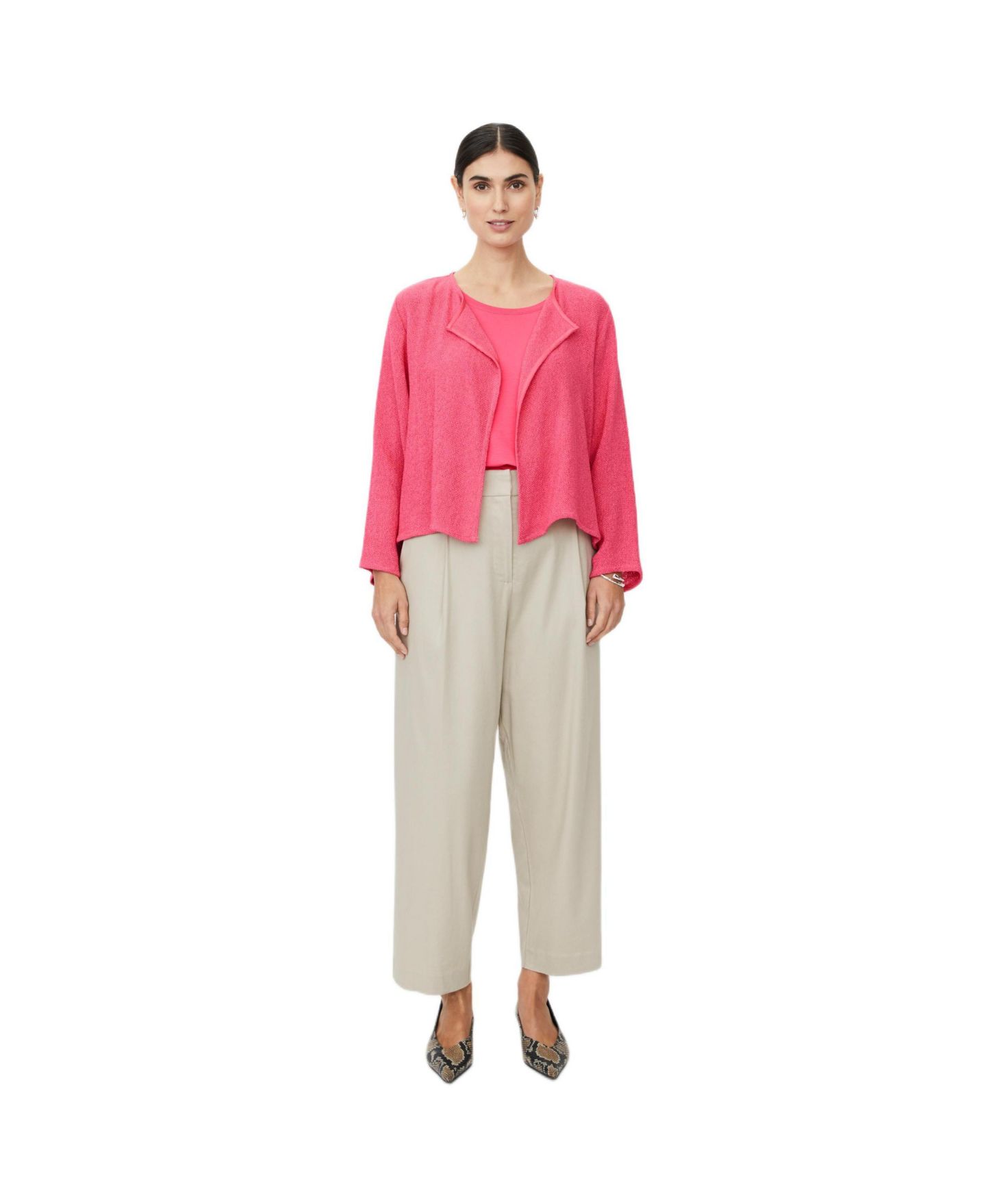 Женская куртка Masai Copenhagen MaJulitta Open-Front Boucle, цвет: Carmine — фото 2