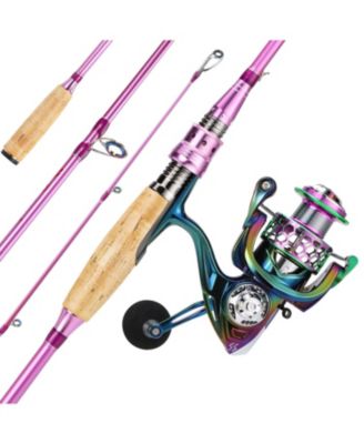 5.9feet/1000 Reelbos Spinning Rod Two Pieces Smooth Strong Freshwater Fishing