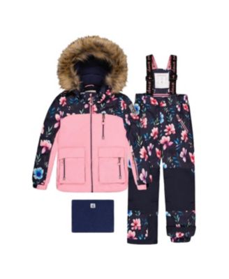 Toddler Girls (2T-5T) Two Piece Play Snowsuit