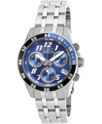 Men's 19184 Pro Diver Quartz  Chronograph Metallic Blue Dial Watch