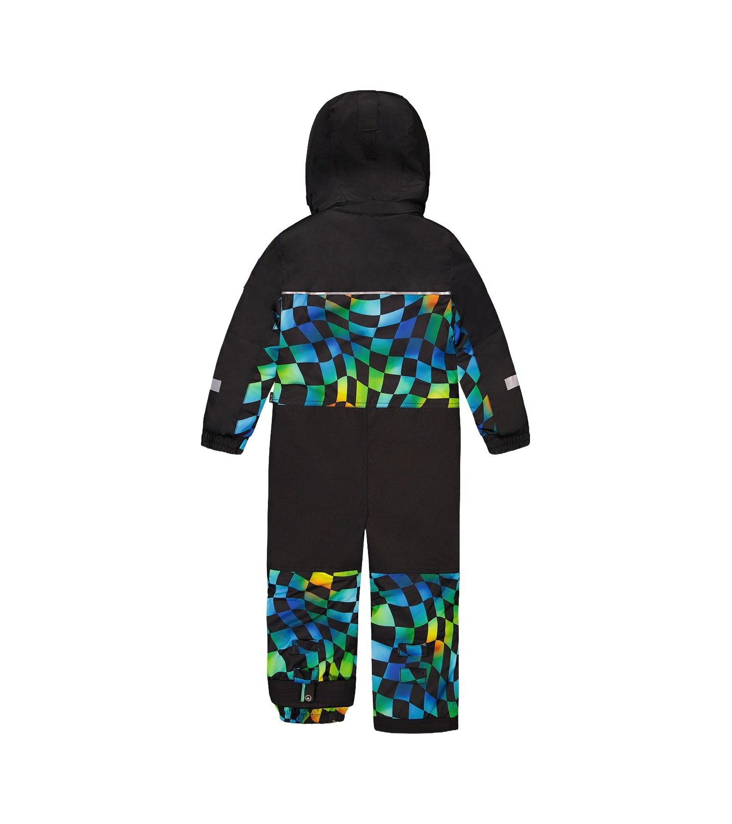 Little and Big Boy ( 6 to 14 ) One Piece Play Snowsuit Checkered Print