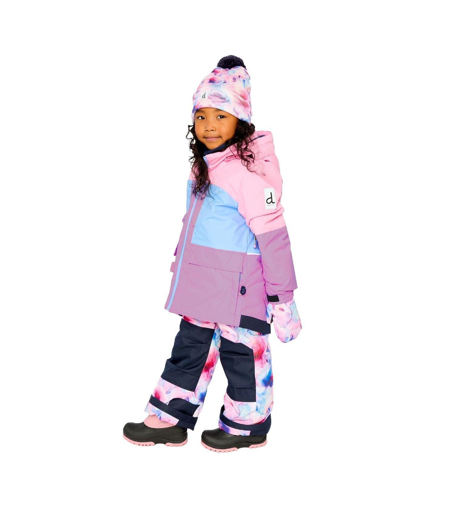Little and Big Girl (6 - 14) Two-Piece Play Snowsuit