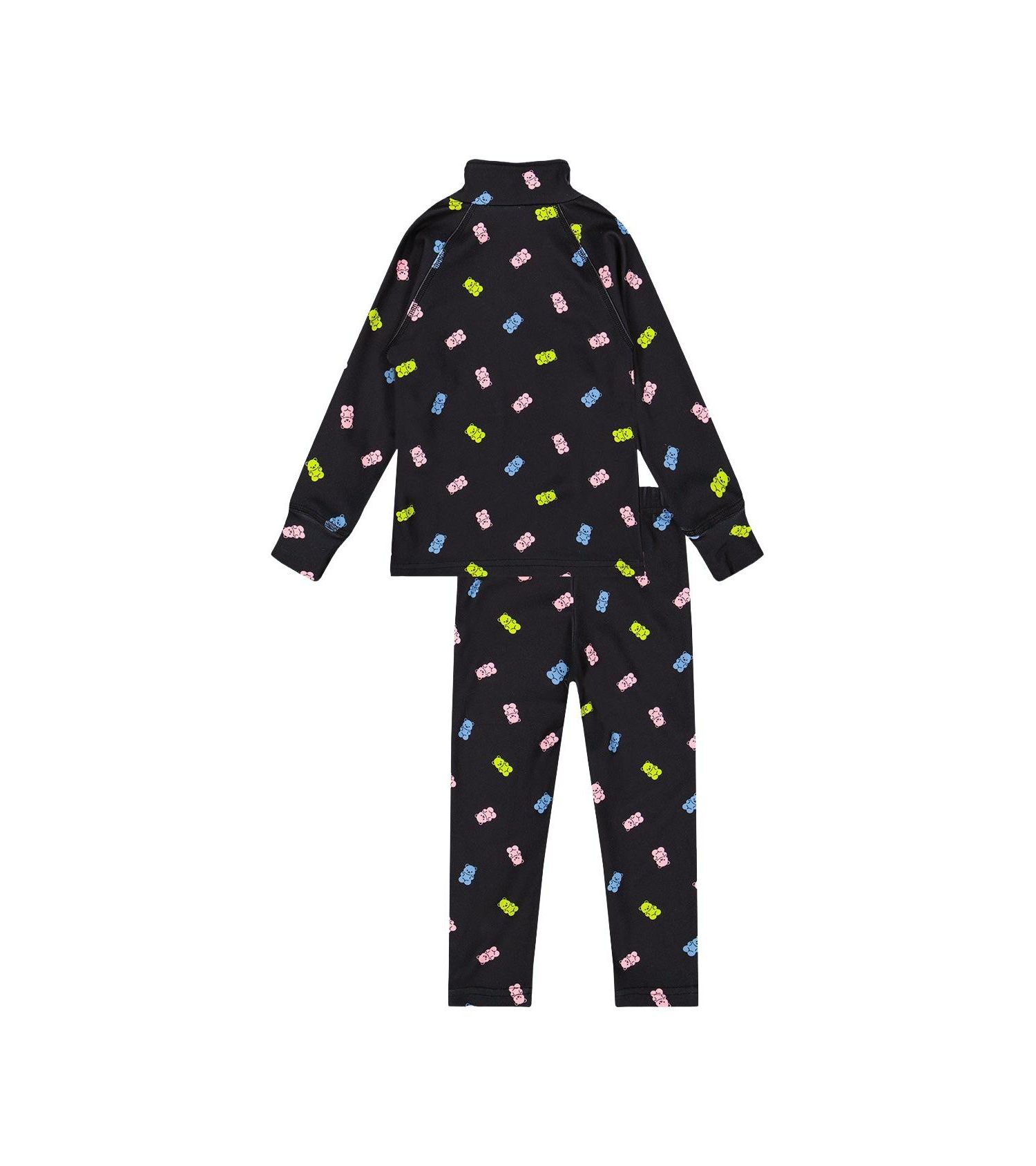 Big Girls (6-14) Two Piece Thermal Underwear Printed Gummy Bears