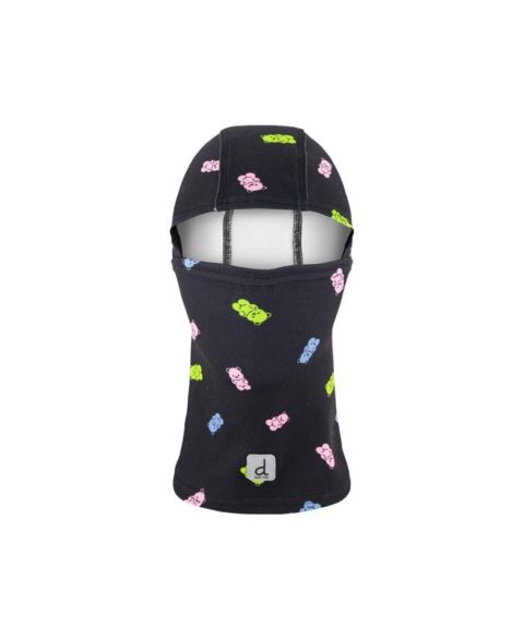 Deux par Deux Little and Big Girl's (5-14) Brushed Jersey Balaclava, цвет: Чёрный с принтом