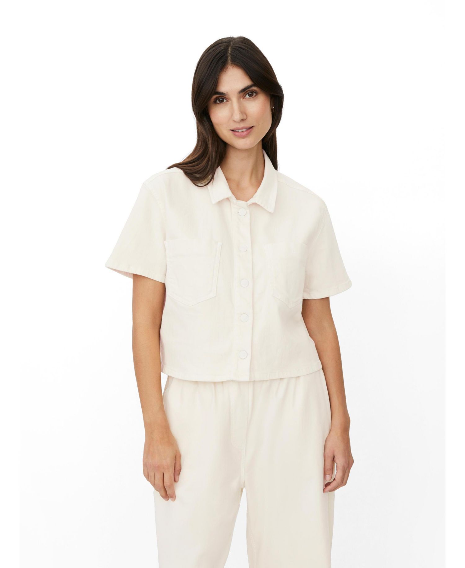 Women's Maivonelle Cropped Short-Sleeve Shirt