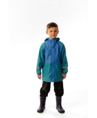 Toddler Boys (2T-5T) Rain Jacket Dark Turquoise