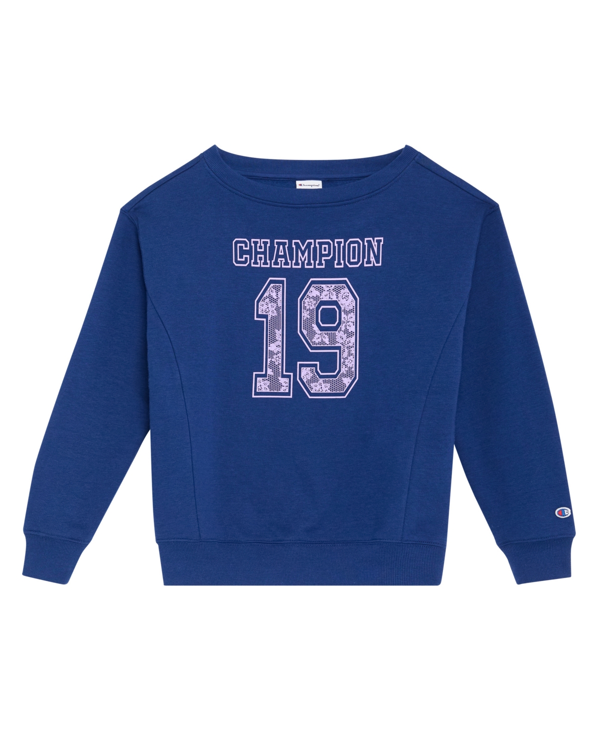 Champion Girls' 7-16 Long-Sleeve Graphic Sweatshirt