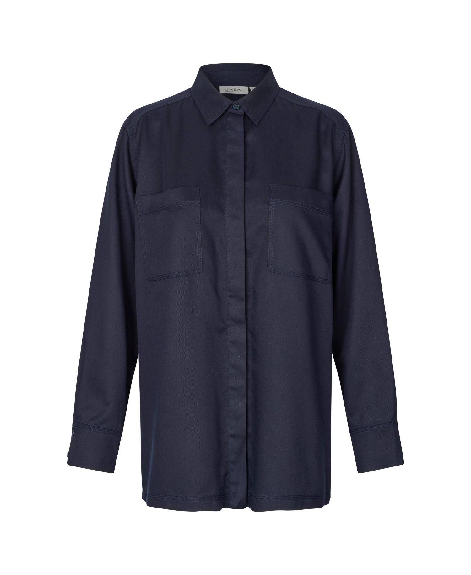 Women's Maitaliane Oversized Button-Up Long-Sleeve Shirt