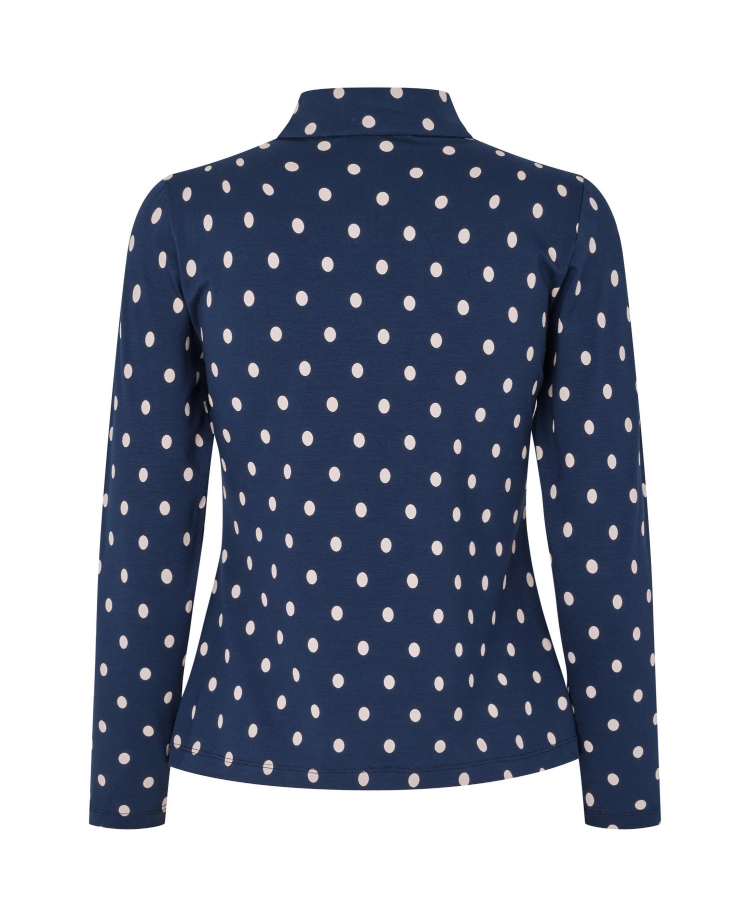 Women's Maiviona Long-Sleeve Collared Polka-Dot Shirt