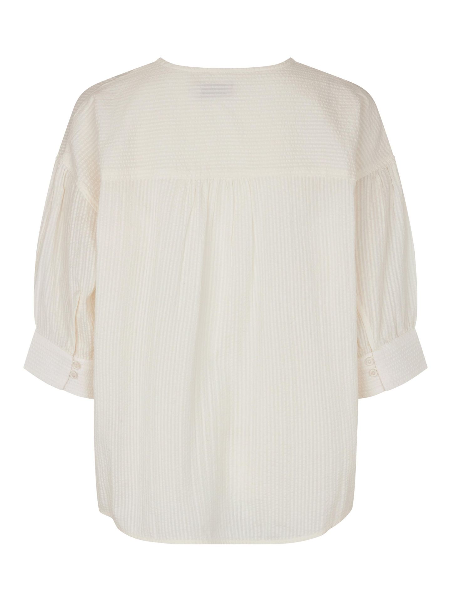 Женская блузка Masai Copenhagen Madyrentha Round Neck Oversized, цвет: Чёрный — фото 5