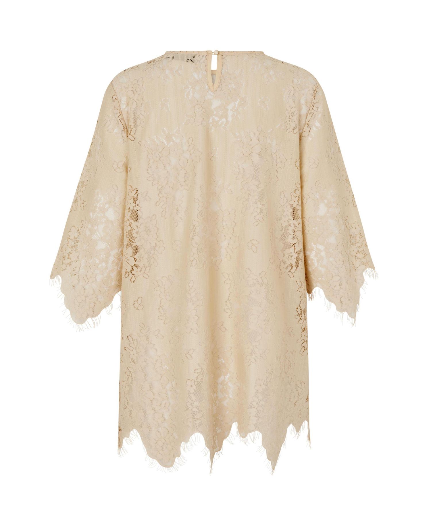 Women's MaGaldora Lace Floral 3/4-Sleeve Tunic Top