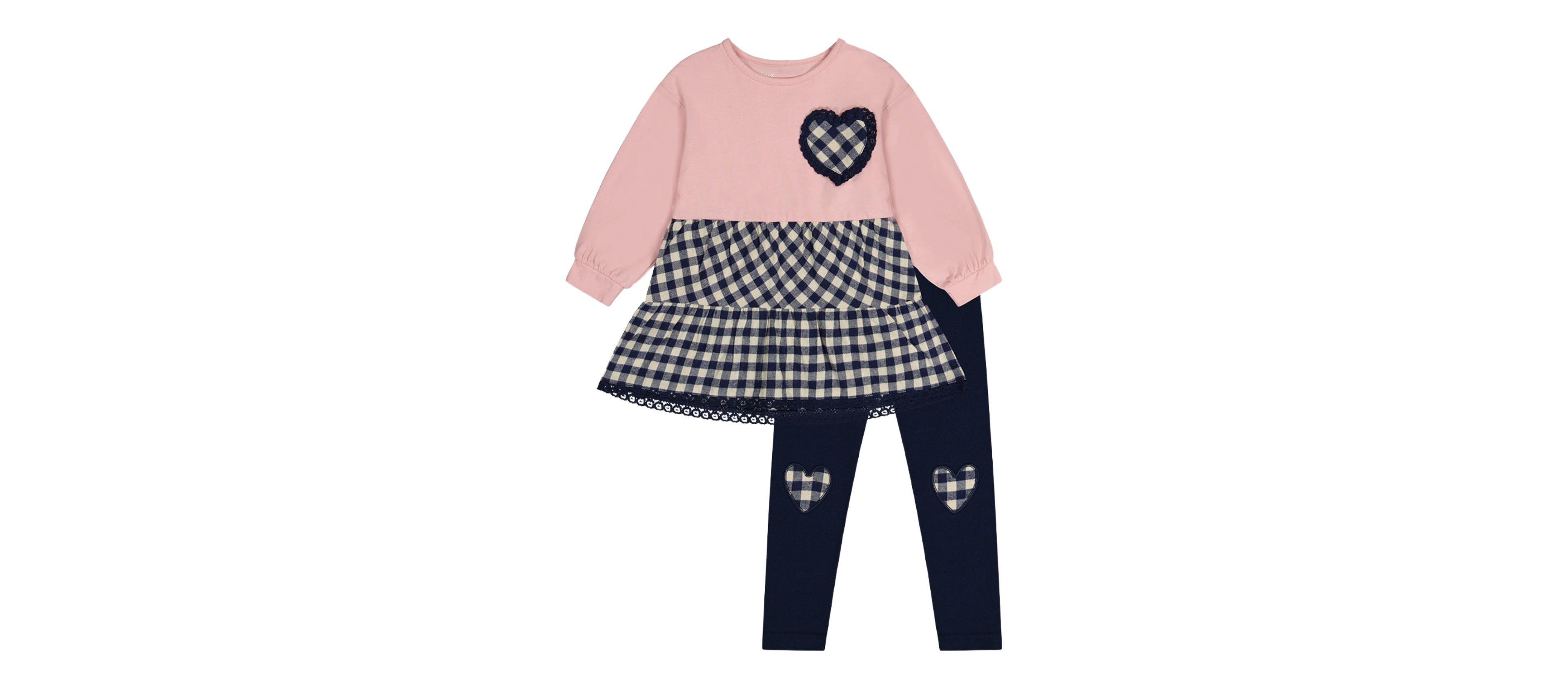 Deux par Little and Big Girl's (6-8) Tunic Leggings Set