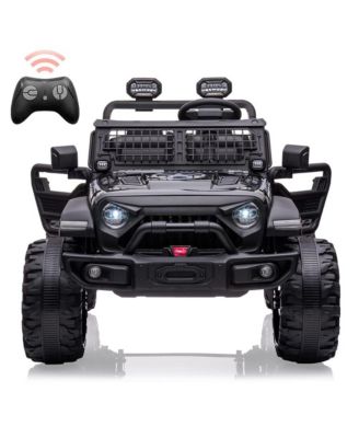 24V Kids Ride on 2 Seater Electric Car,Battery Powered Vehicle with Remote Control and Led Headlights for Ages 3