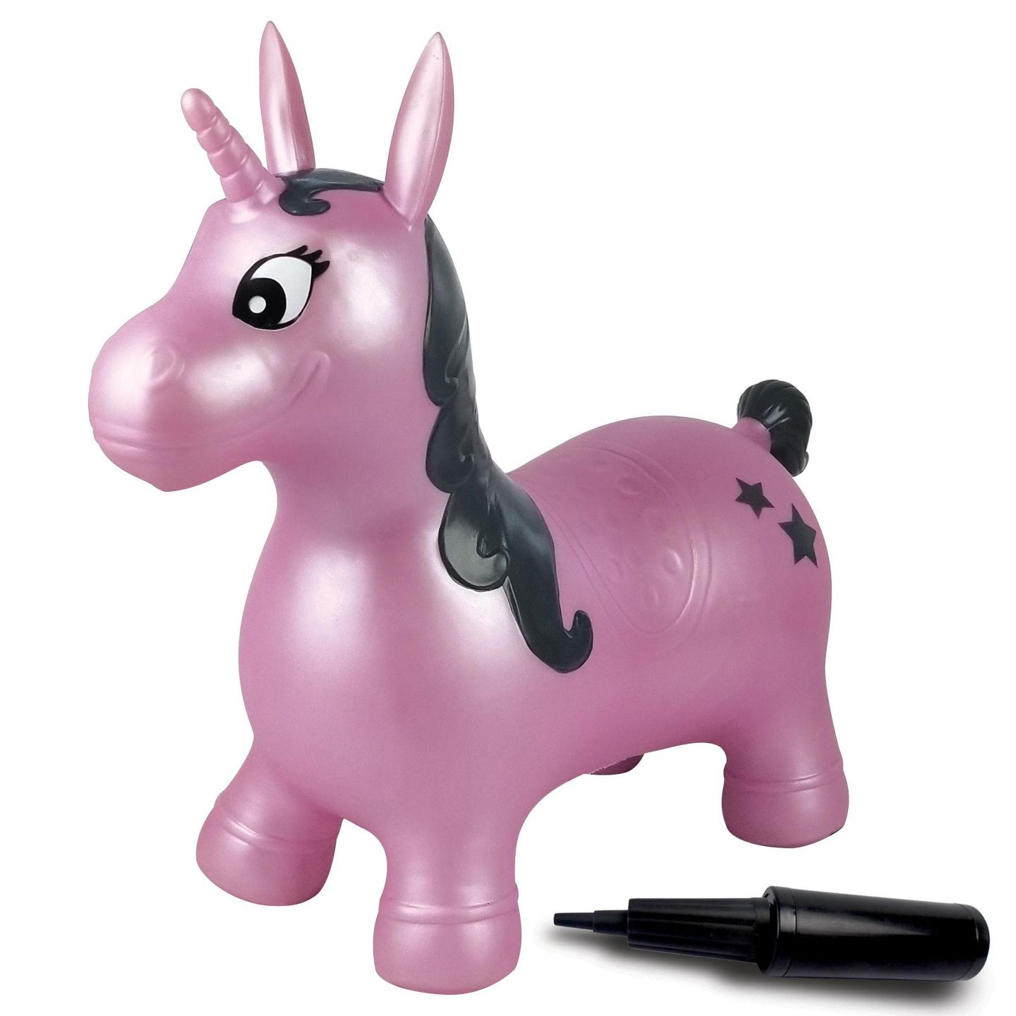 Детская игрушка Lexibook Inflatable Jumping Unicorn, Plastic, Develops Balance and Motor Skills, Ages 3+, цвет: Фиолетовый — фото 1