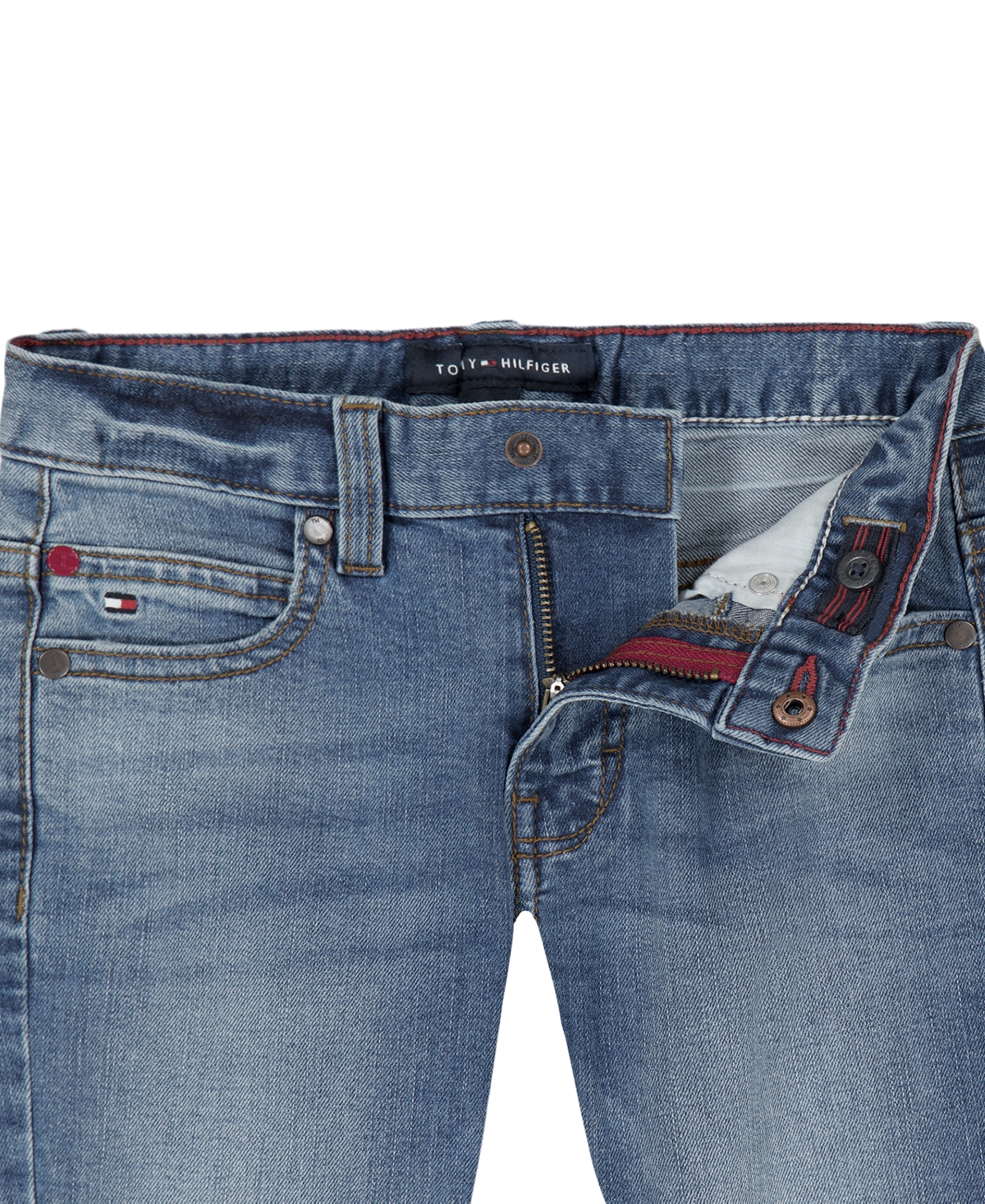 Tommy Hilfiger Toddler and Little Boys Regular-Fit Blue Stone Jeans