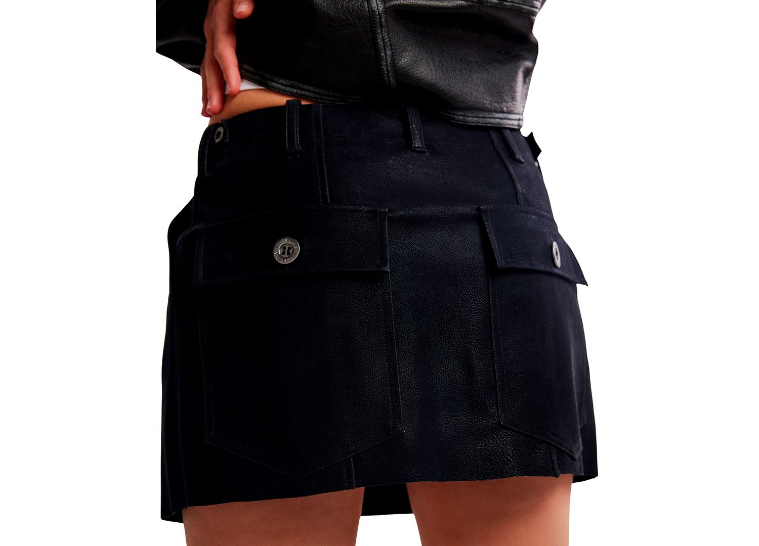 Women's Utility-Inspired A-Line Mini Skirt