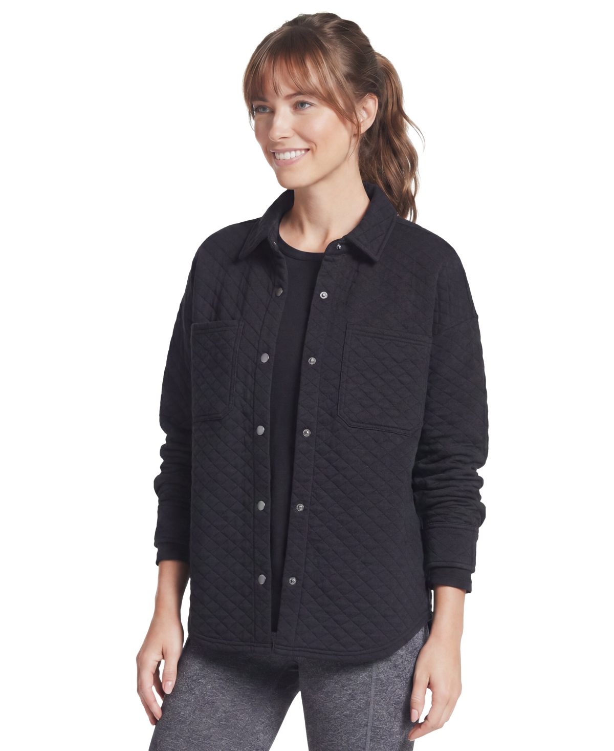 Skechers Women's Quilted Ottoman Shacket Jacket