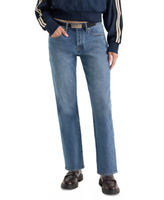 Women's Vintage Form-Hugging Straight Jeans