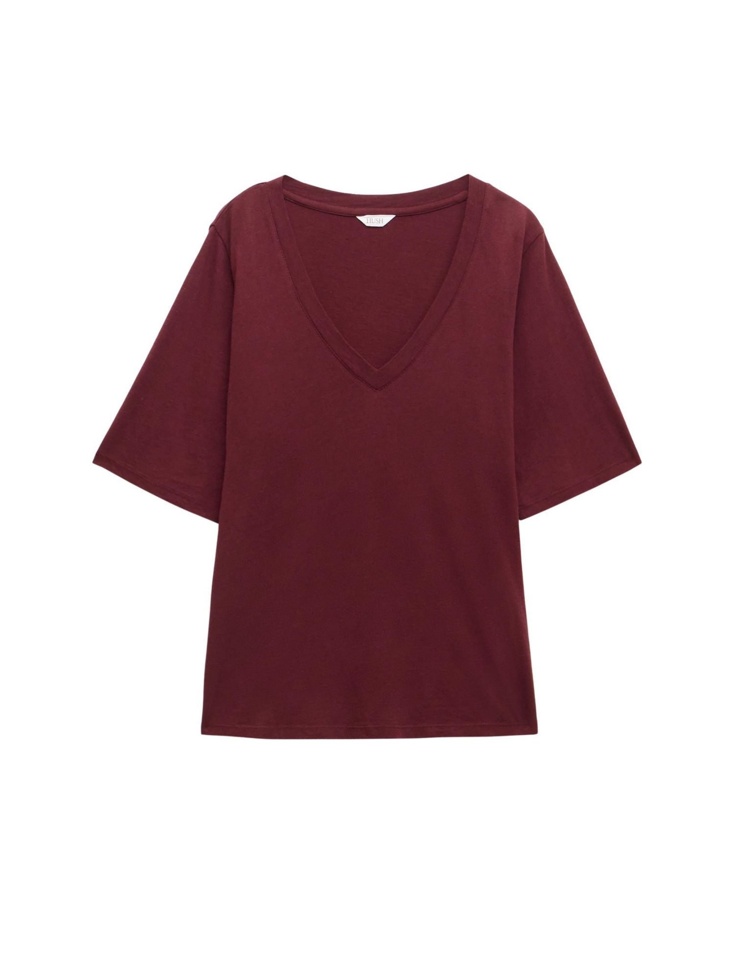 Women's Reece V-Neck Short-Sleeve Drapey T-Shirt