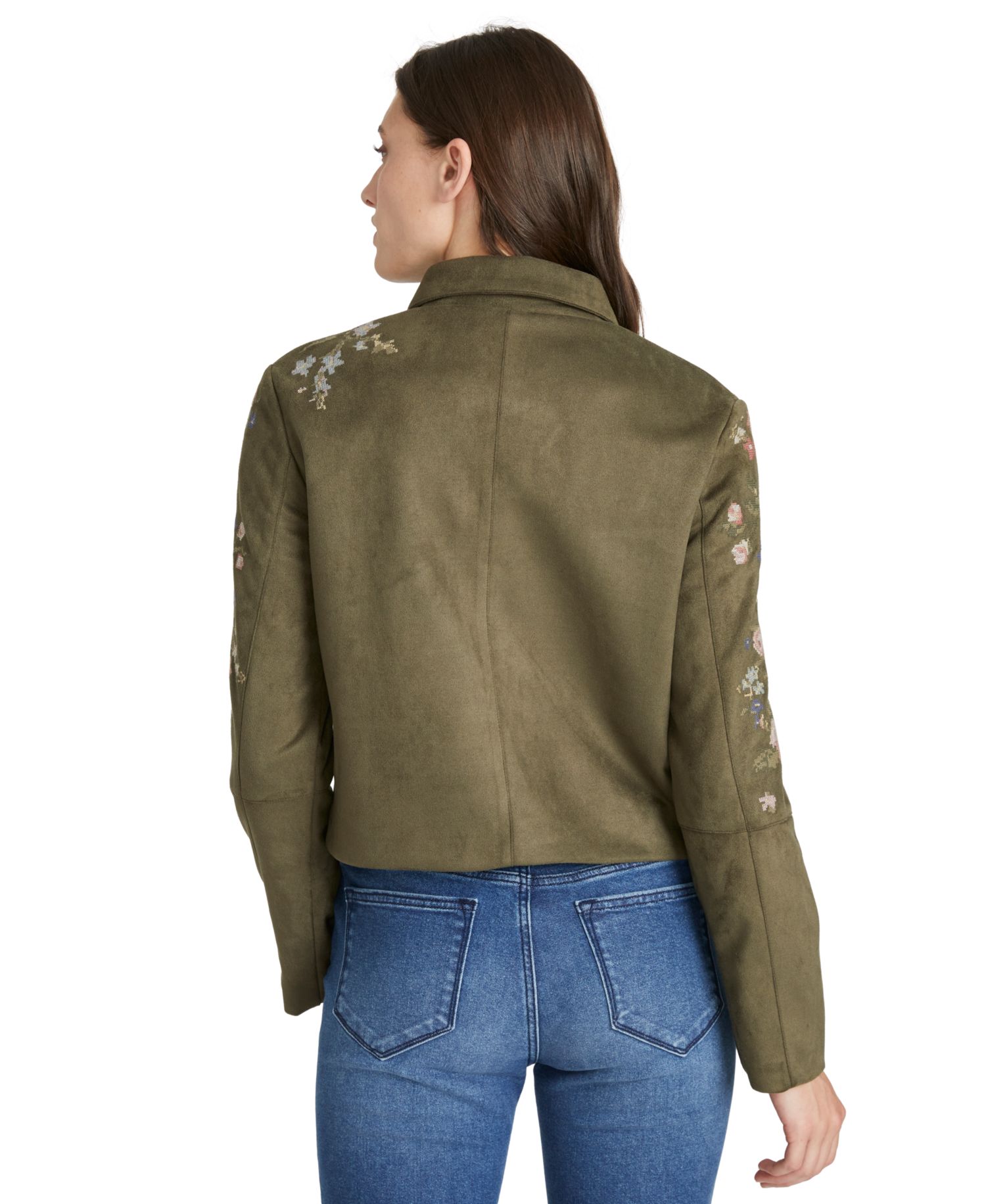 Women's Natura Needlepoint Floral Work Jacket